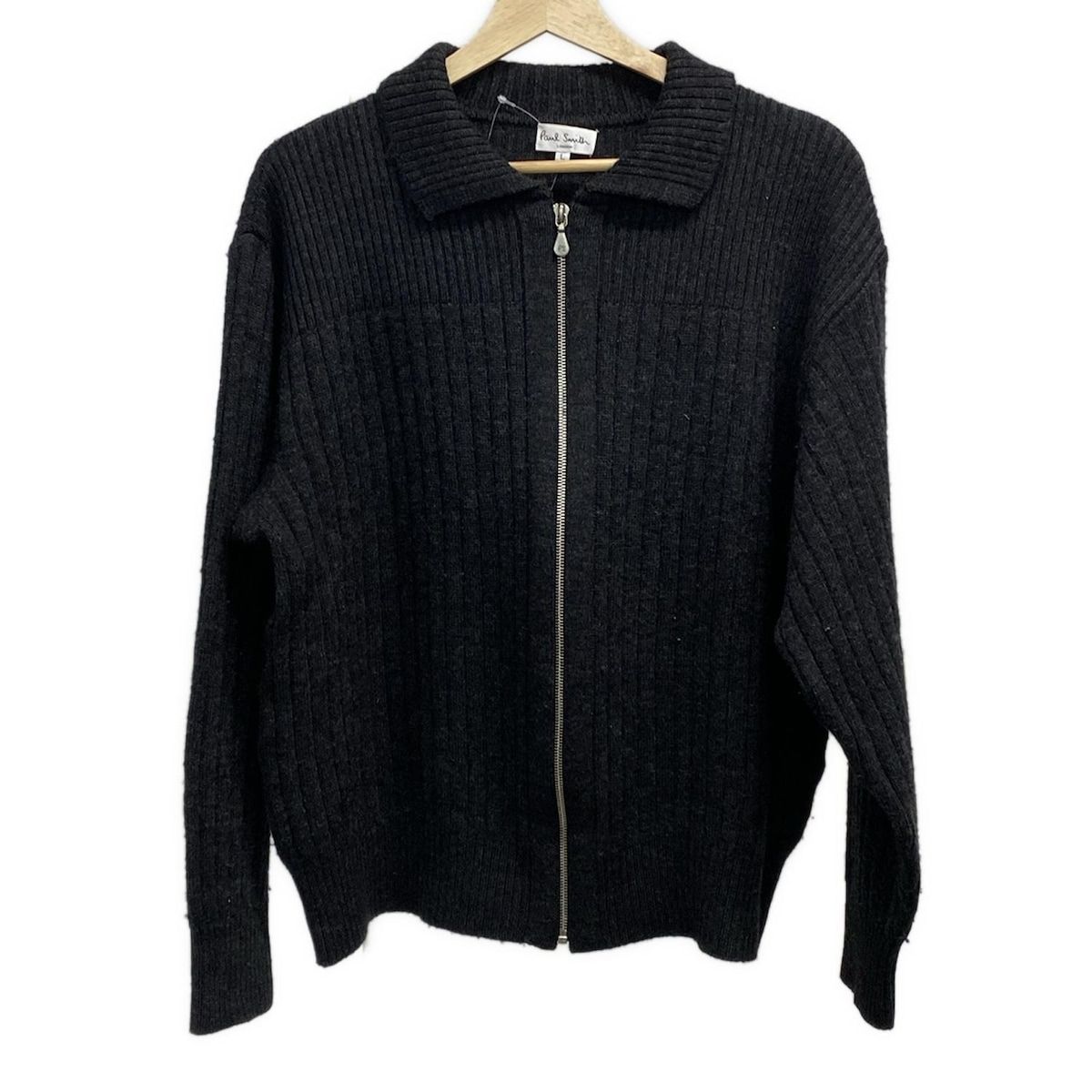 PaulSmith ポールスミス 長袖セーター サイズL メンズ - ダークグレー ジップアップ