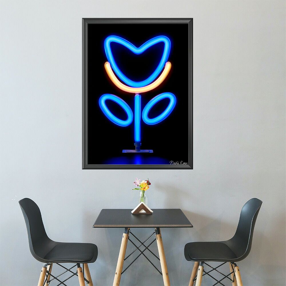 B2サイズ（約51x73cm）】【lm-poster-4739】【フレーム付き】ネオン 光