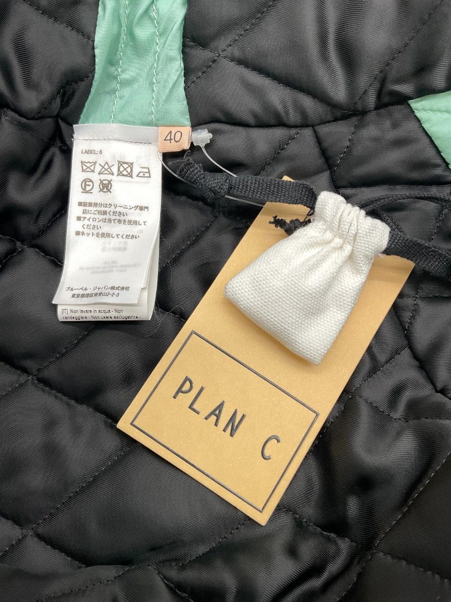 未使用 PLAN C プランシー カラー切り替え中綿ミリタリーブルゾン 40