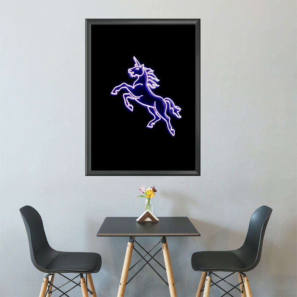 A1サイズ（約59x84cm）】【lm-poster-4758】【フレーム付き】ネオン 光