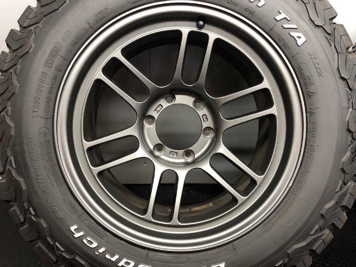 走行短 BFGoodrich KO 2 LT 265 65 R 18 122 119 夏タイヤ オフロード ENKEI RPT 1 オールロード 18インチ9 J 6 H 139 7 0 ハイラックス等 STA 052