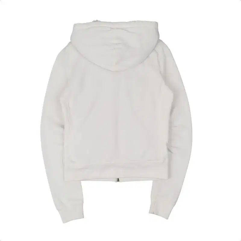 アバクロンビー 白 シェルパ フード ジップアップ