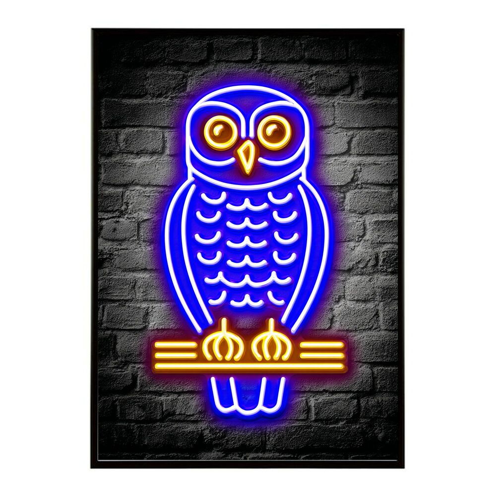 A1サイズ（約59x84cm）】【lm-poster-4789】【フレーム付き】ネオン 光