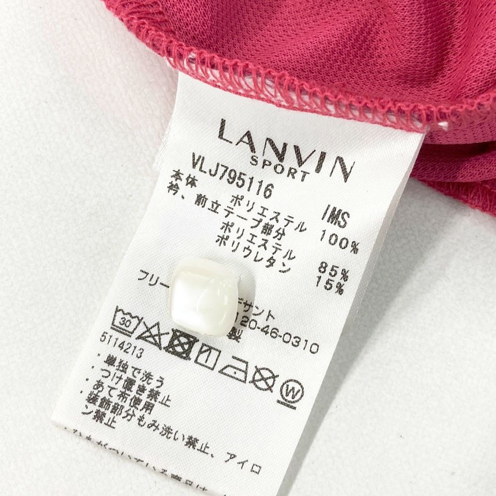 サイズ：38 LANVIN SPORT ランバン スポール 半袖ワンピース ピンク系