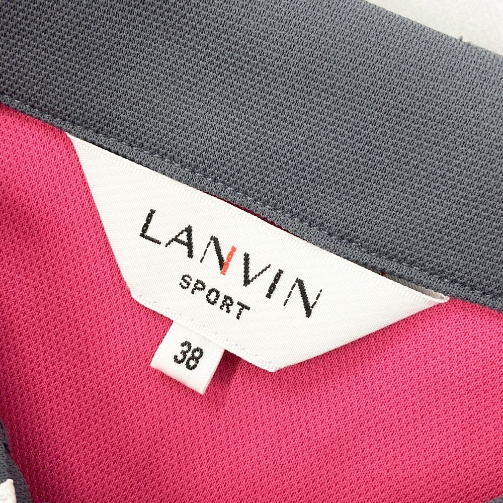 サイズ：38 LANVIN SPORT ランバン スポール 半袖ワンピース ピンク系