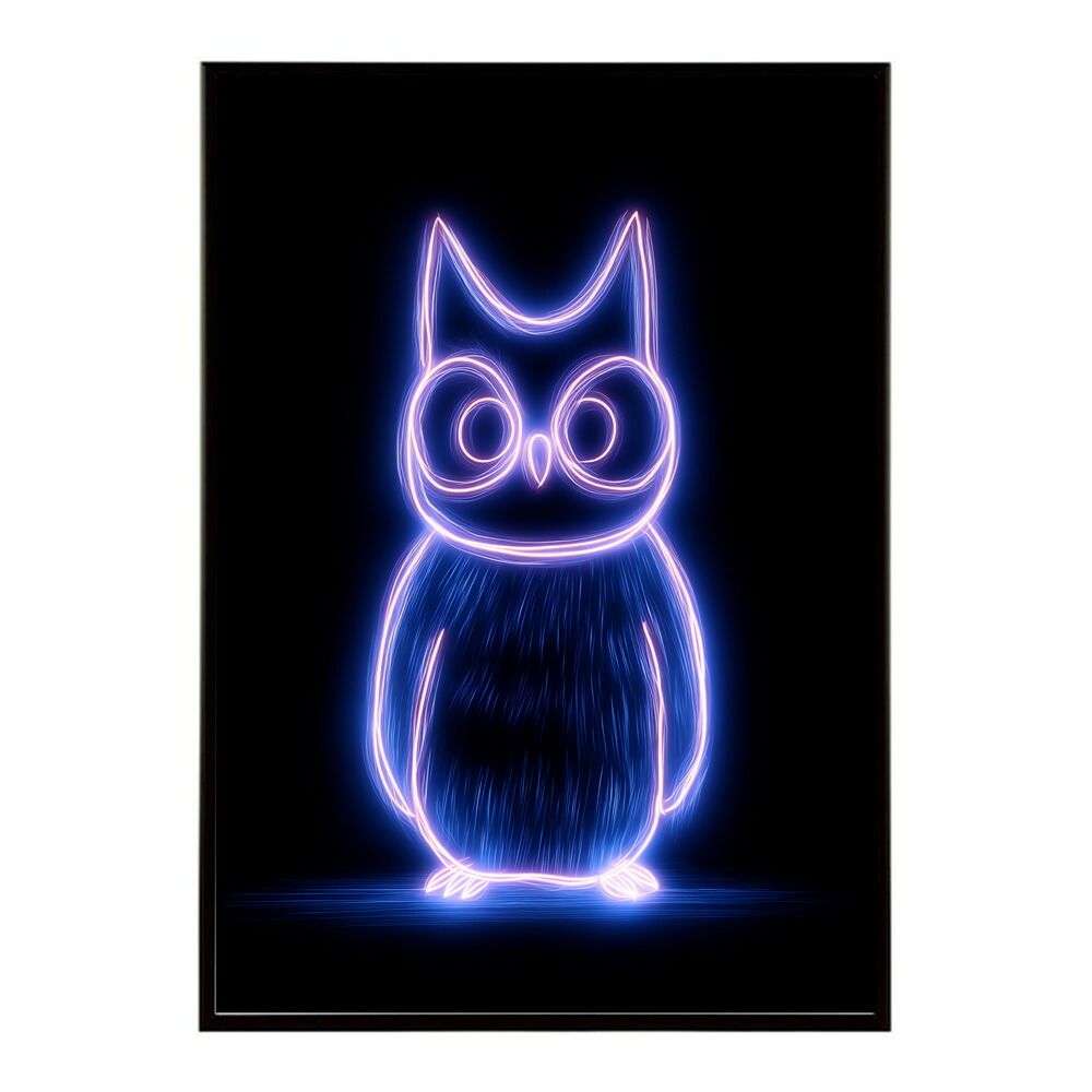 A1サイズ（約59x84cm）】【lm-poster-4790】【フレーム付き】ネオン 光