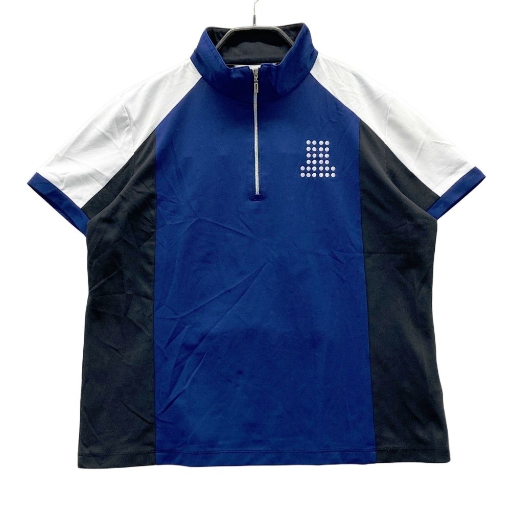 サイズ：42 LANVIN SPORT ランバン スポール ハーフジップ 半袖Tシャツ