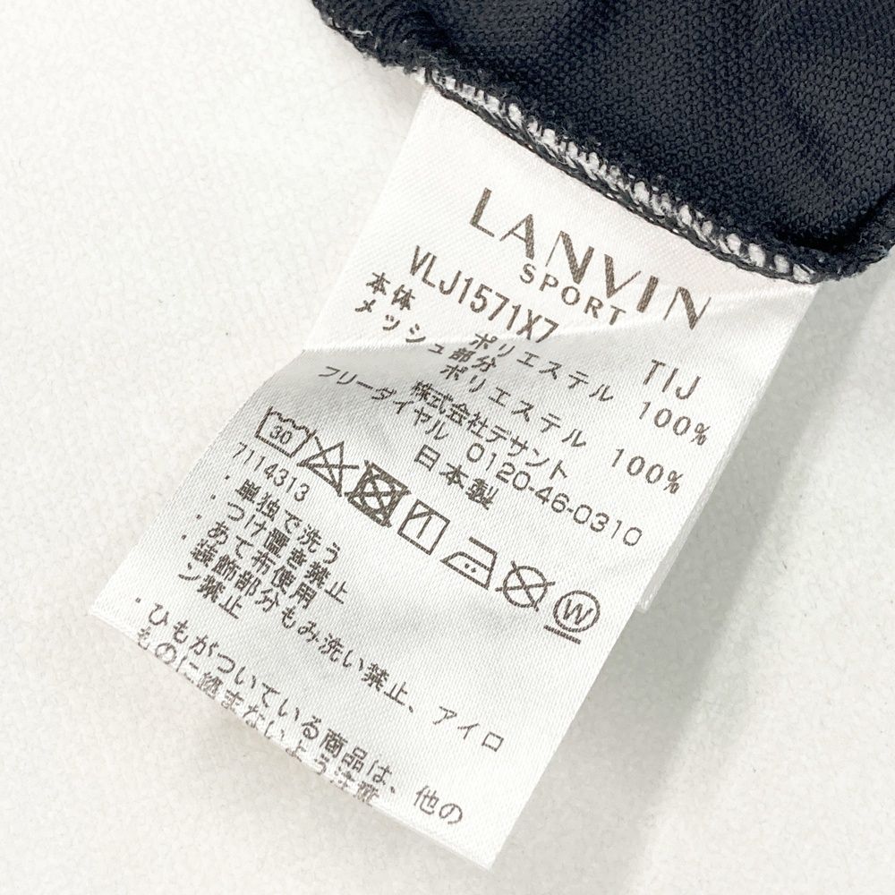 サイズ：42 LANVIN SPORT ランバン スポール ハーフジップ 半袖Tシャツ