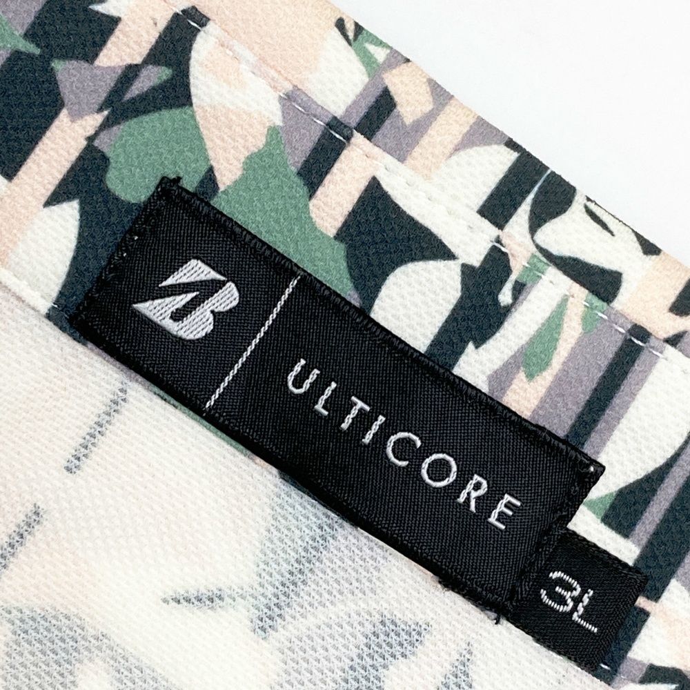サイズ：3L BRIDGESTONE GOLF  ブリヂストンゴルフ ULTICORE 半袖ポロシャツ 総柄 ピンク系 [240101564033] ゴルフウェア メンズ ストスト