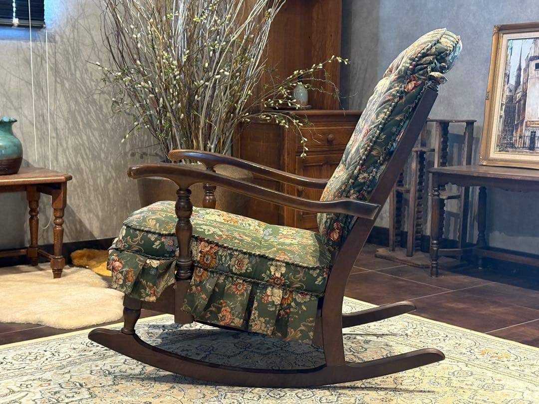 飛騨産業 キツツキマーク ロッキングチェア アンティーク ヴィンテージ