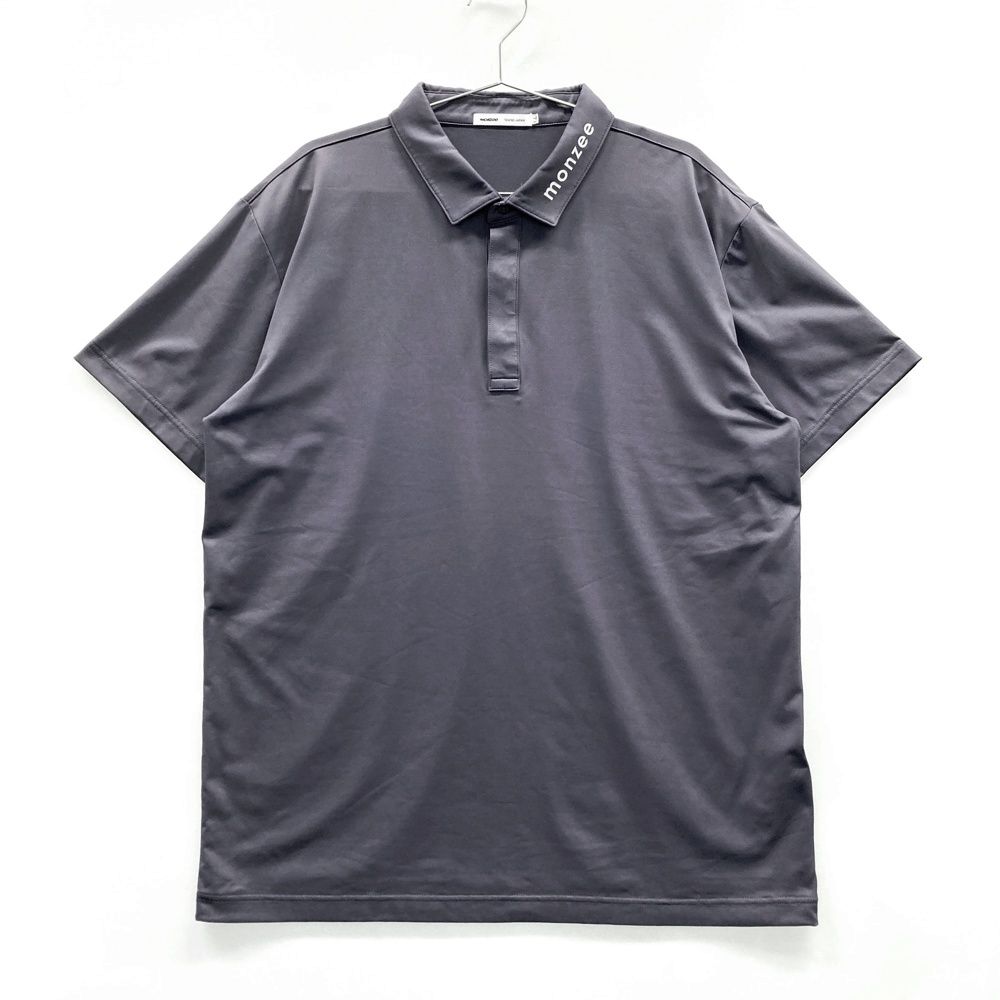 サイズ：LL MONZEE モンジー 半袖ポロシャツ グレー系 [240101564045