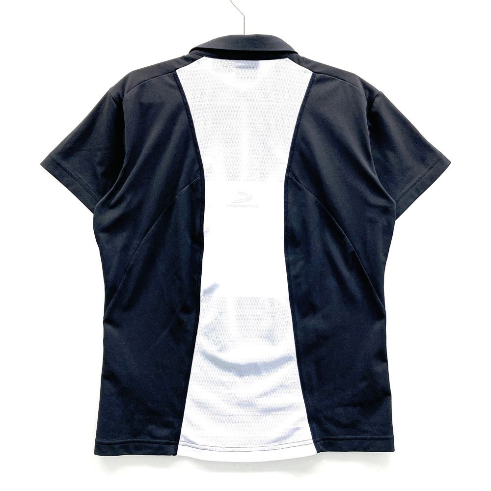 サイズ：M DESCENTE GOLF デサントゴルフ ハーフジップ 半袖ポロシャツ