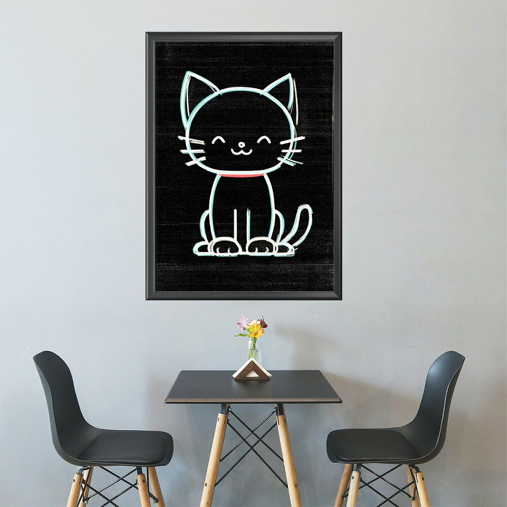 A3サイズ（約30×42cm）】【lm-poster-4648】【フレーム付き】ネオン 光