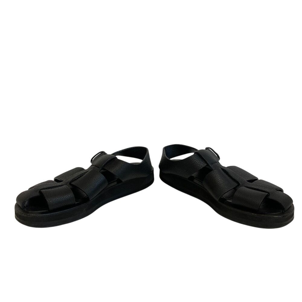 THE ROW ザロウ フィッシャーマン サンダル ブラック レディース