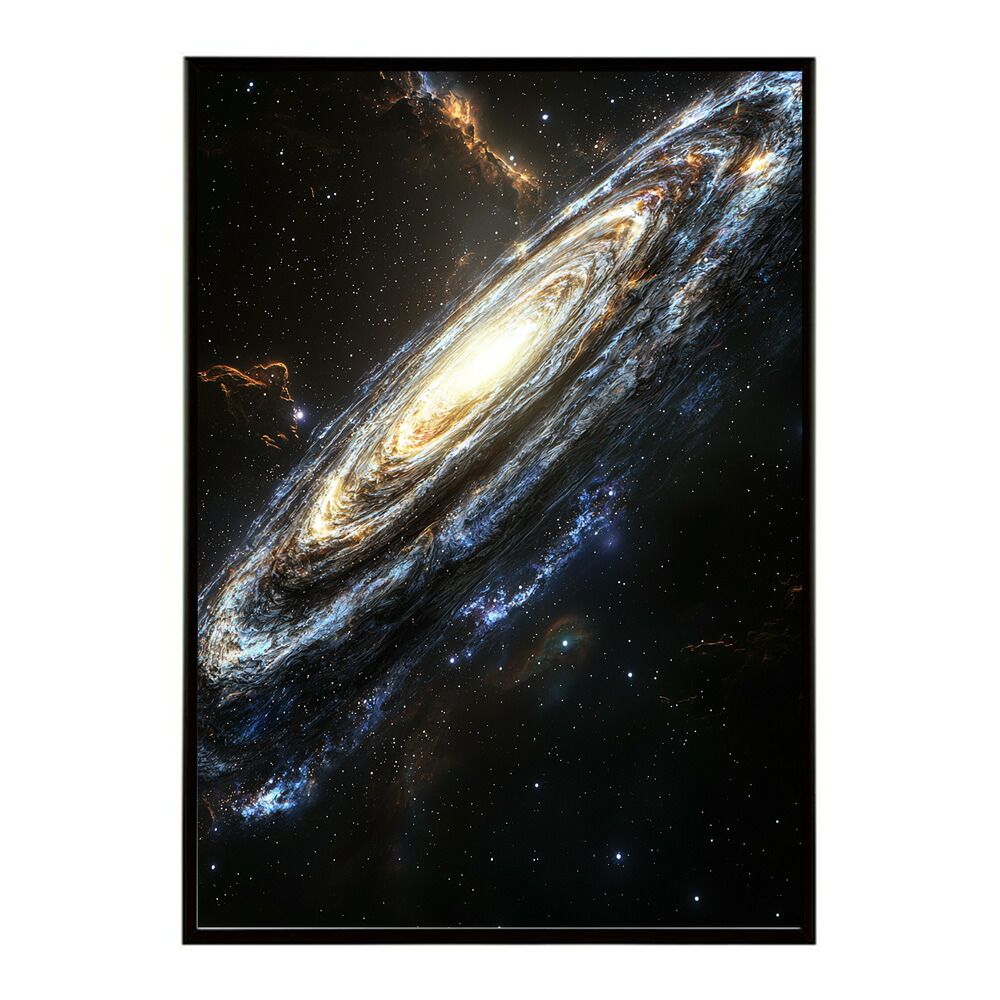 B2サイズ（約51x73cm）】【lm-poster-481】【フレーム付き】宇宙