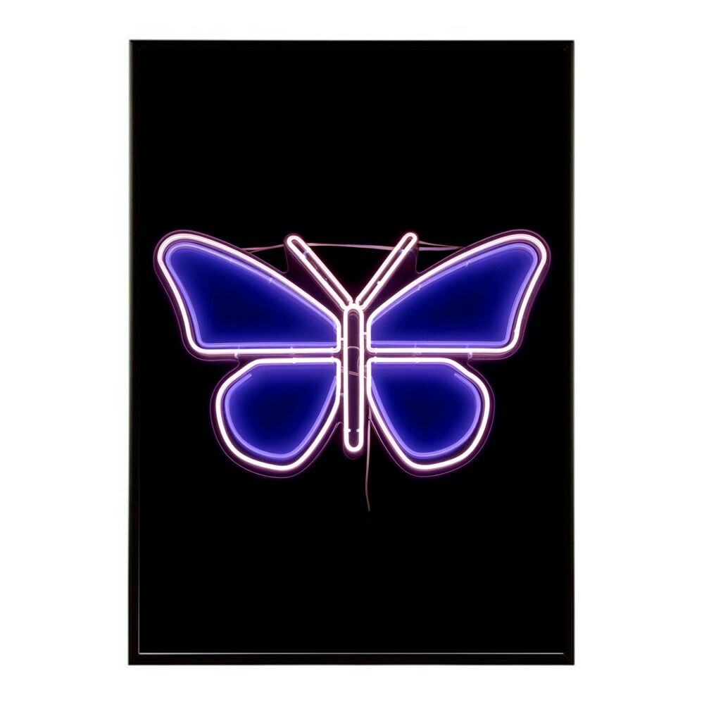 B2サイズ（約51x73cm）】【lm-poster-4810】【フレーム付き】ネオン 光