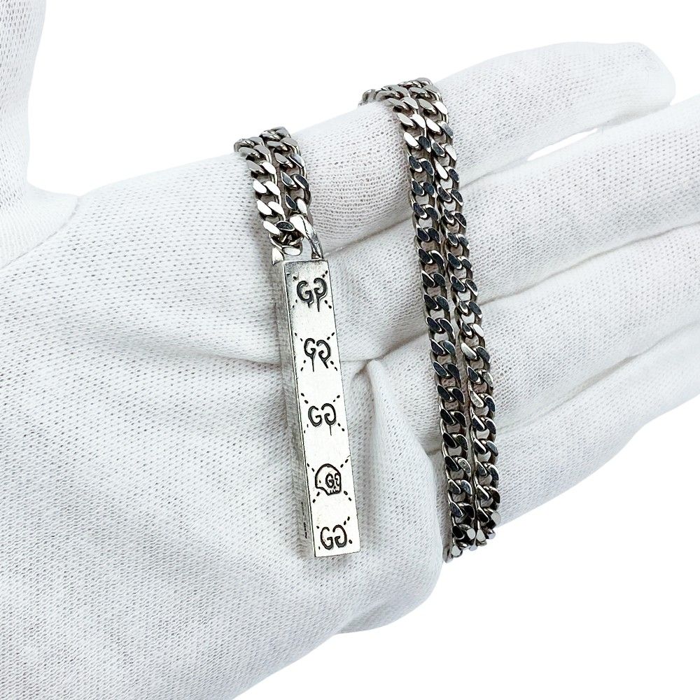 グッチ □□ ゴースト バー ネックレス お買い得品 ペンダント