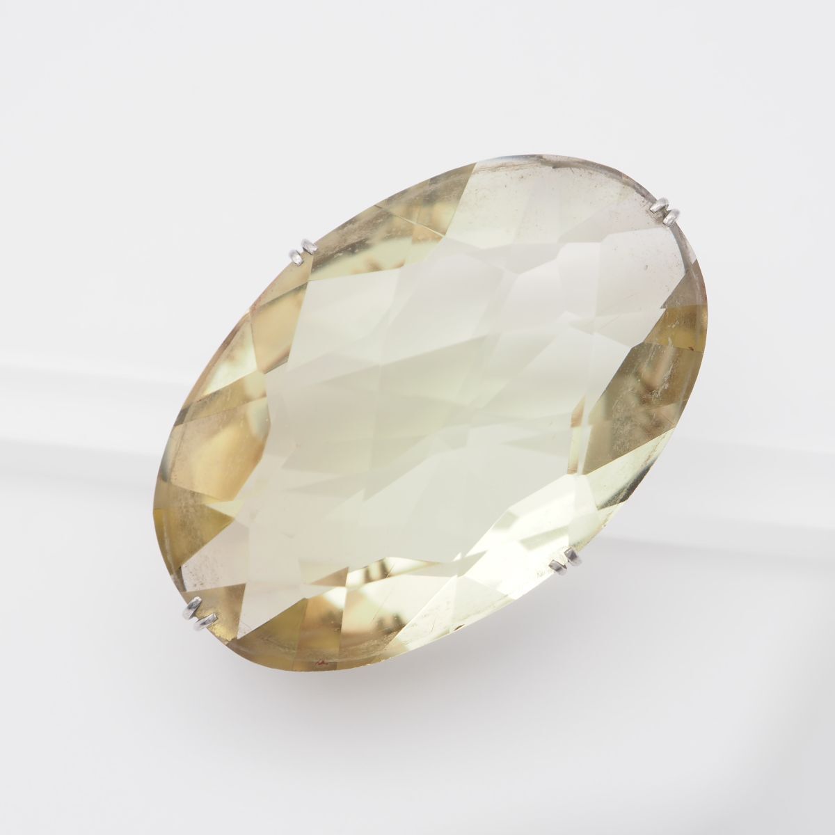 L 344 ストーン 帯留め デザイン シルバー 和装小物