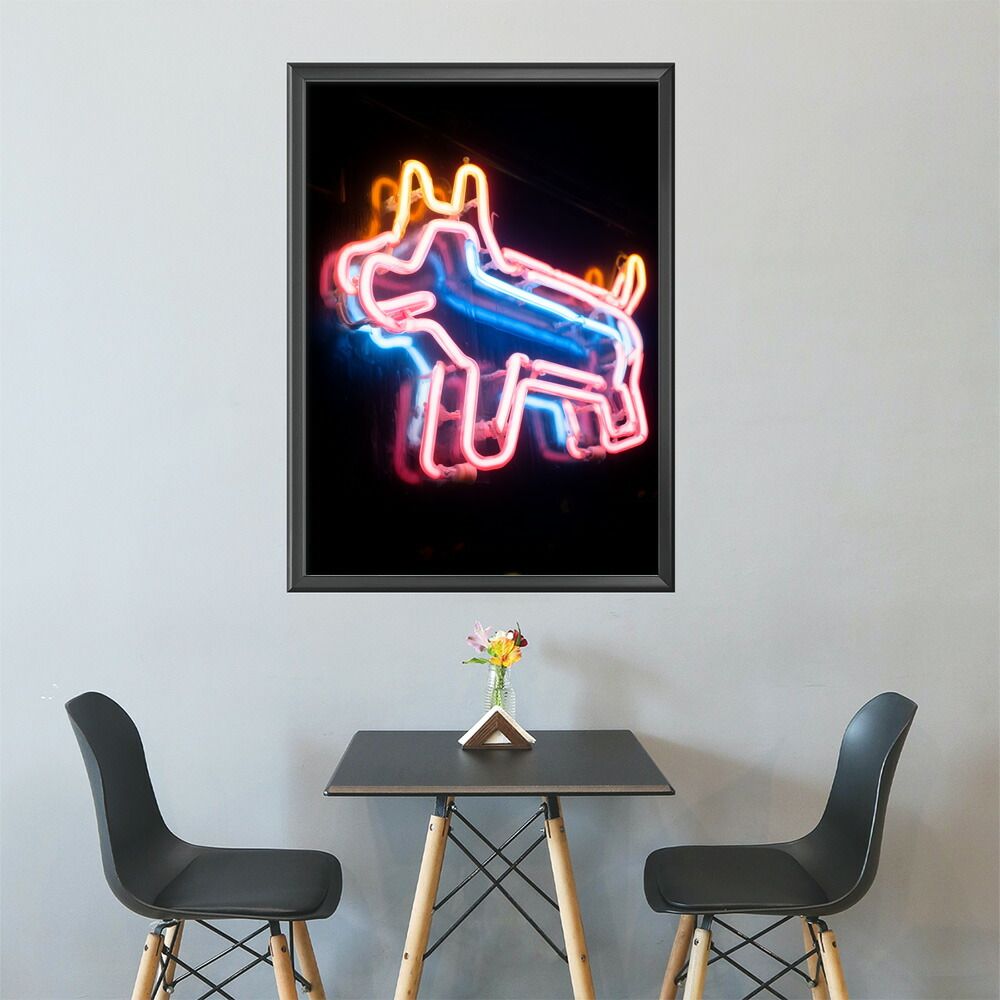 B2サイズ（約51x73cm）】【lm-poster-4828】【フレーム付き】ネオン 光