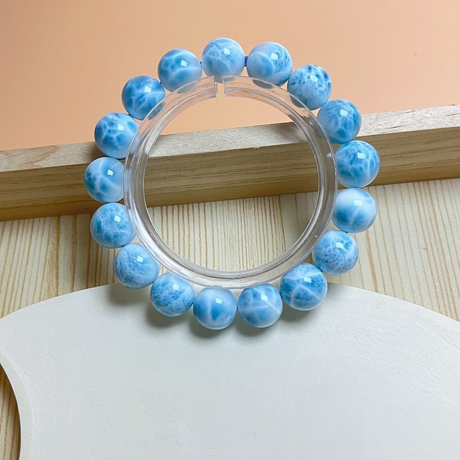 超希少!!!☆【ドミニカ共和国産の120Aラリマー】☆ブレスレット 天然石