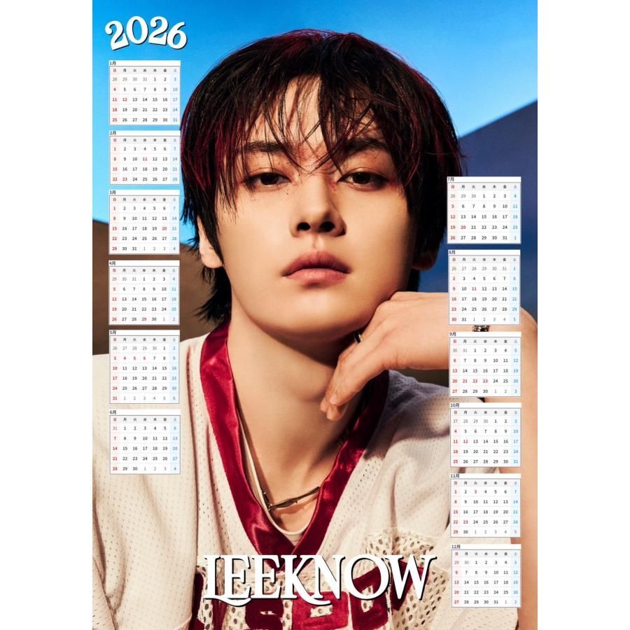 リノ StrayKids ストレイキッズ スキズ 2026 ポスター カレンダー 丸め