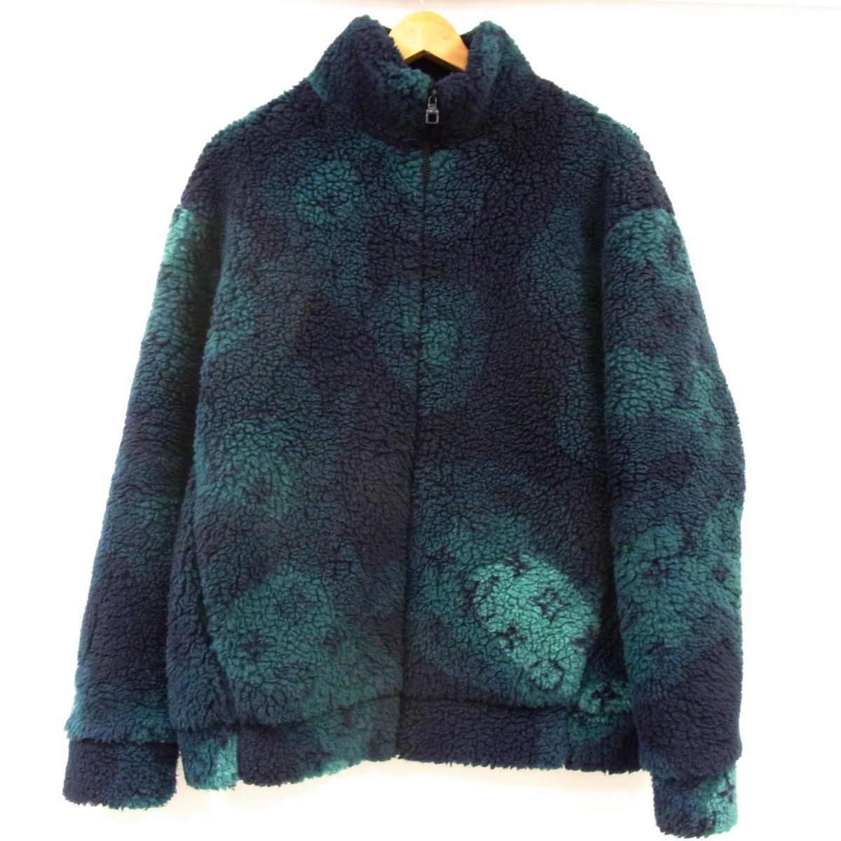 美品 23SS◆LOUIS VUITTON ルイヴィトン モノグラム フリースボアジャケット イタリア製 冬物 メンズ 美品 23SS◇LOUIS VUITTON ルイヴィトン モノグラム フリースボア