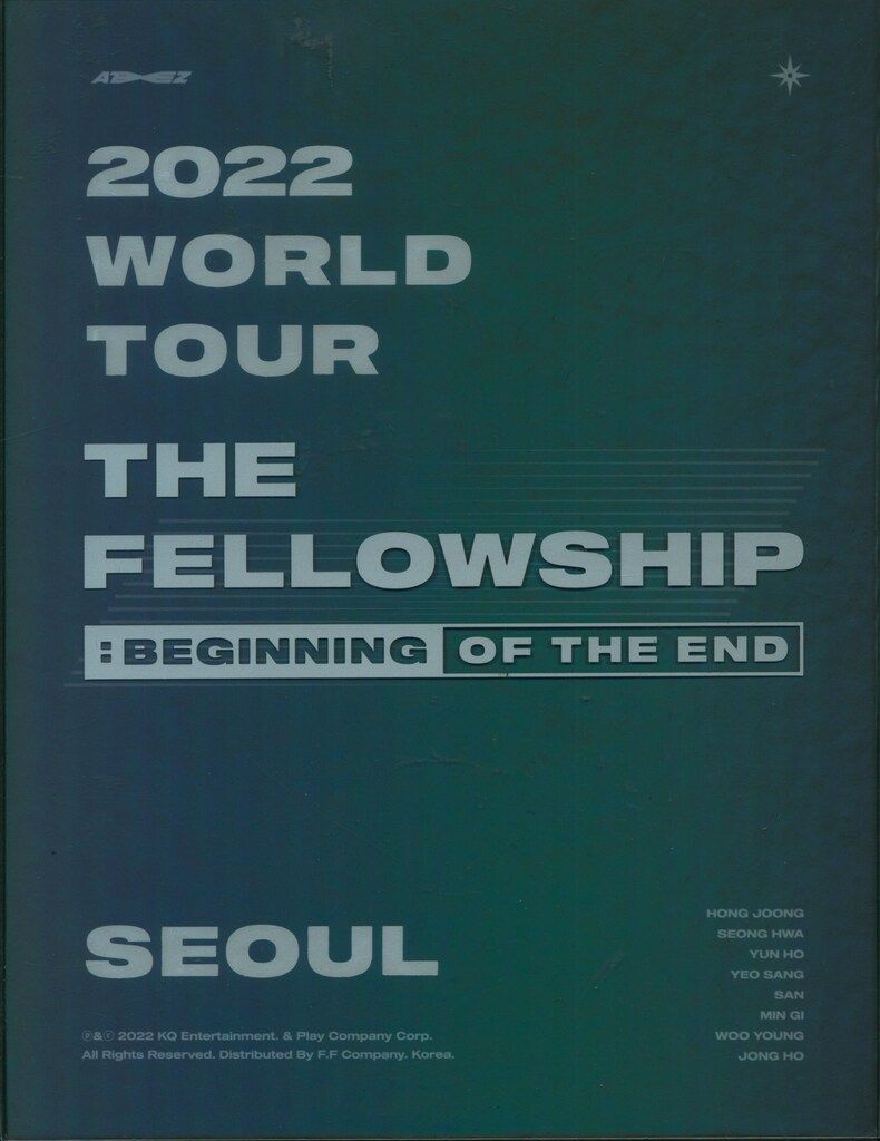 ATEEZ DVD 2022THE FELLOWSHIP:BEGINNING OF THE END 韓国版