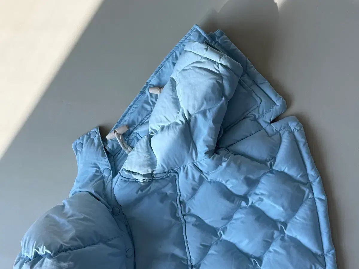  アプリコットスタジオ トグルダウン スカイブルー アウター ベビー服(~95cm)