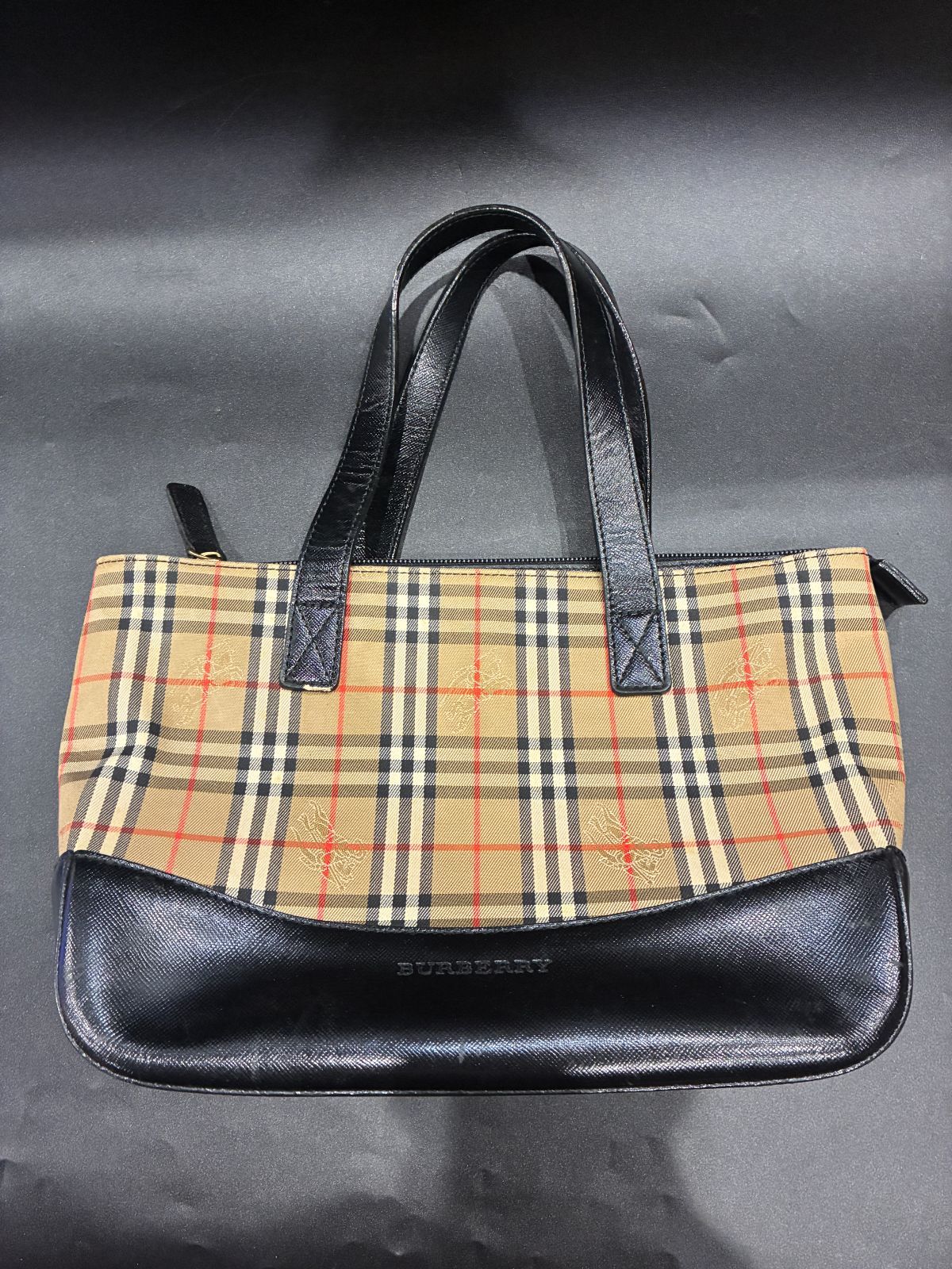バーバリー ノバチェック トートバッグ B25121423 - メルカリ