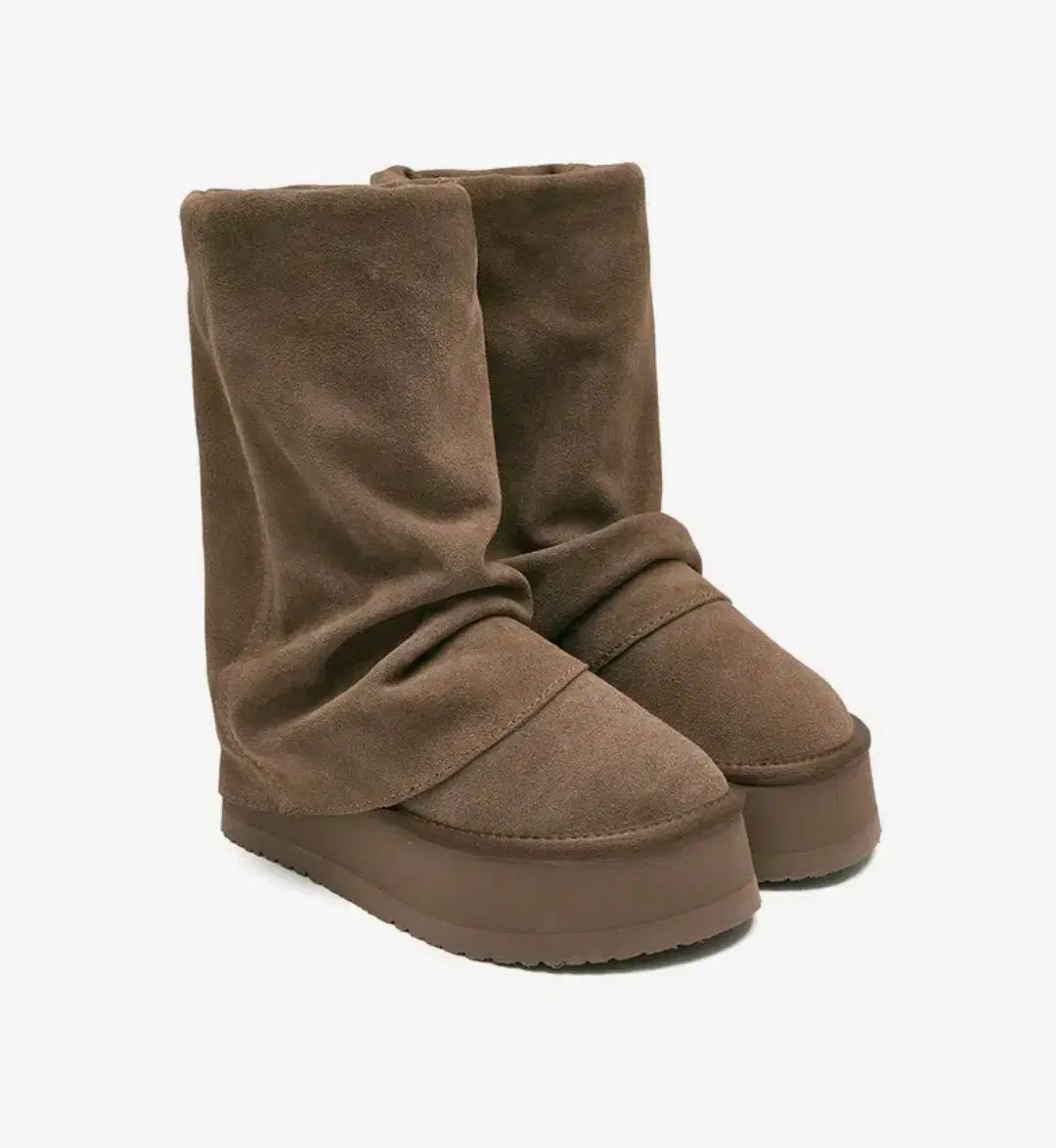 み価格 TraditionalWeatherwear マキシ フォールデッド ブーツ ミドル ココア フォーマル対応 スウェット