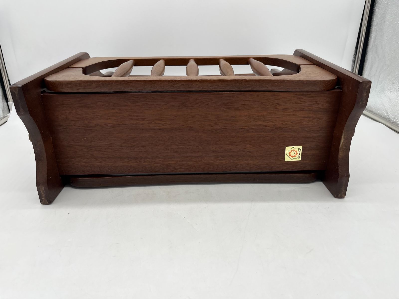 NICHIHAN ニチハン マガジンラック 木製 ブックスタンド 本 マガジン