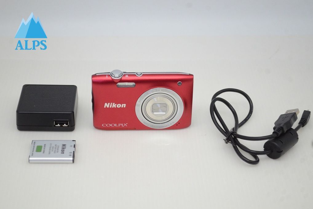 Nikon ニコン COOLPIX S 2900 コンパクトデジタルカメラ レッド 251210 e
