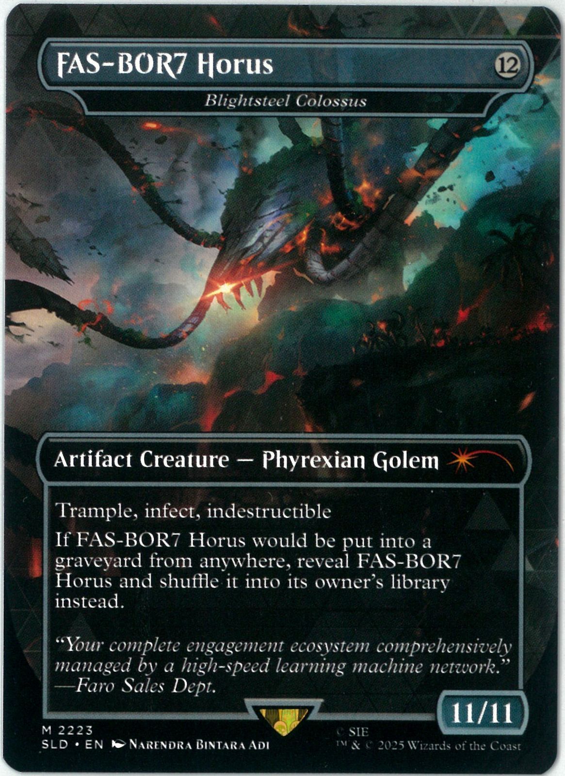 MTG/英語版/荒廃鋼の巨像/Blightsteel Colossus/Secret Lairs x Play