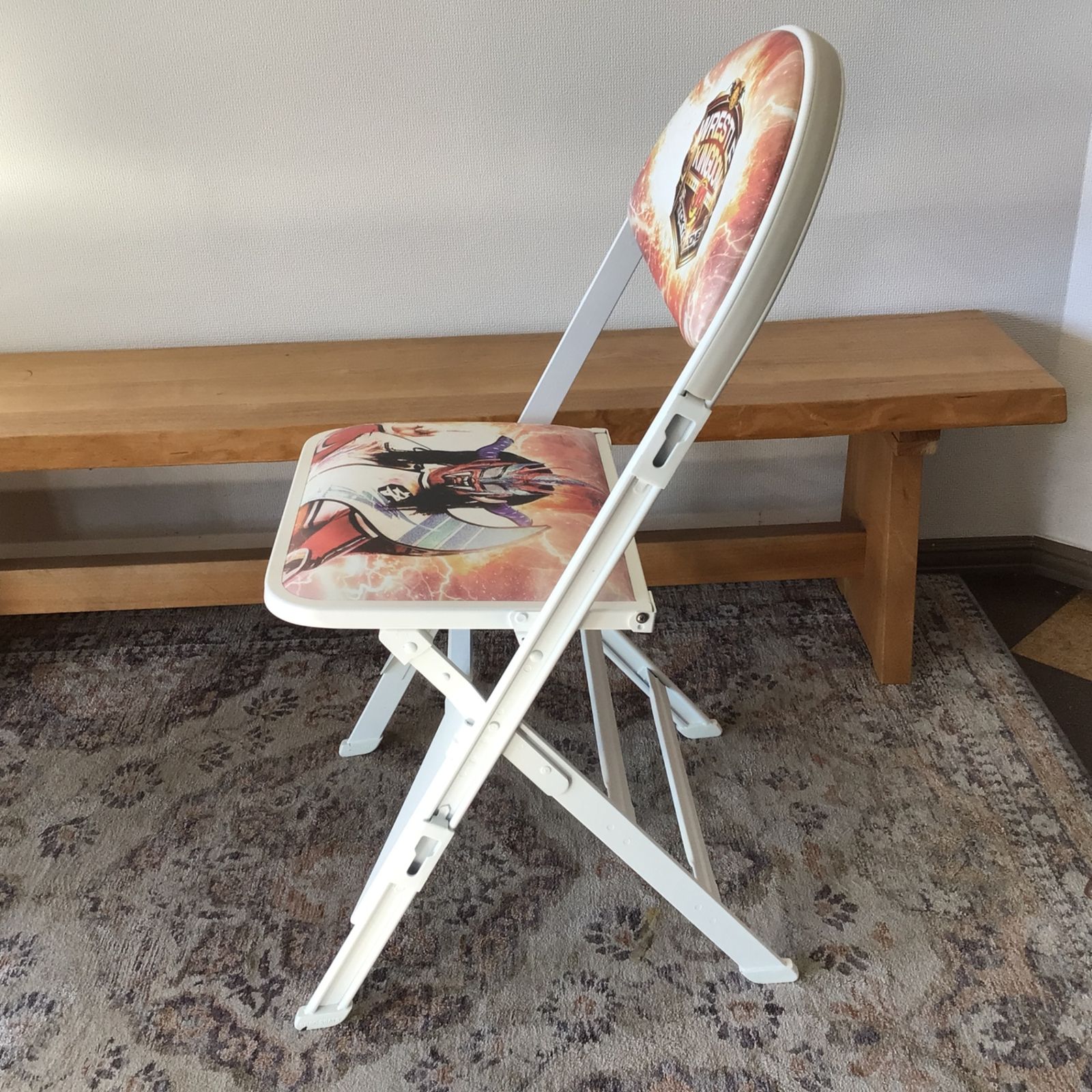 12234 新日本プロレス 獣神サンダー ライガー 東京ドーム パイプ椅子 WK 14 WRESTLE KINGDOM レッスルキングダム