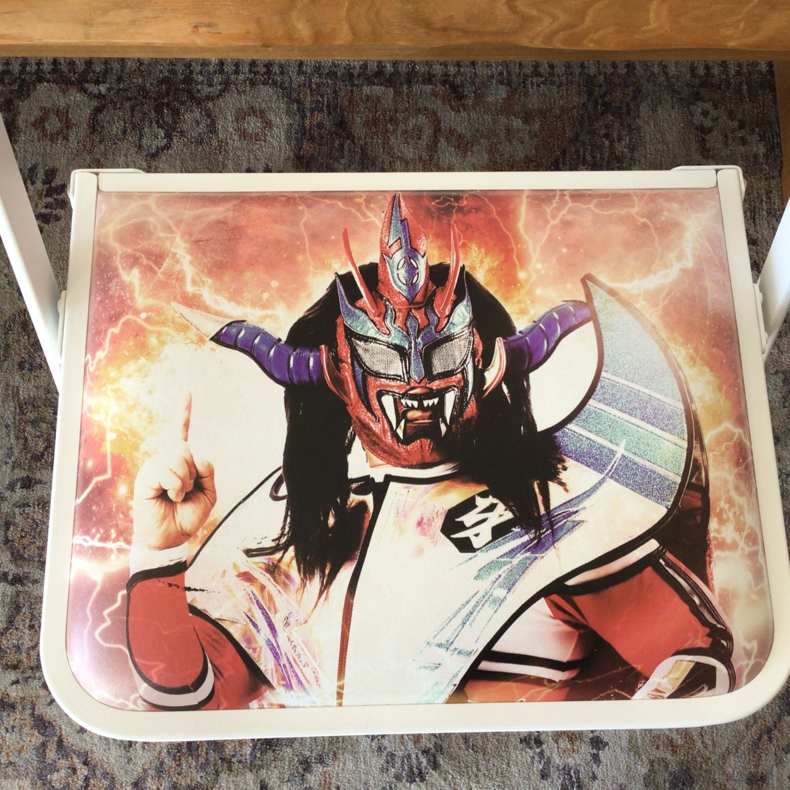 12234 新日本プロレス 獣神サンダー・ライガー 東京ドーム パイプ椅子
