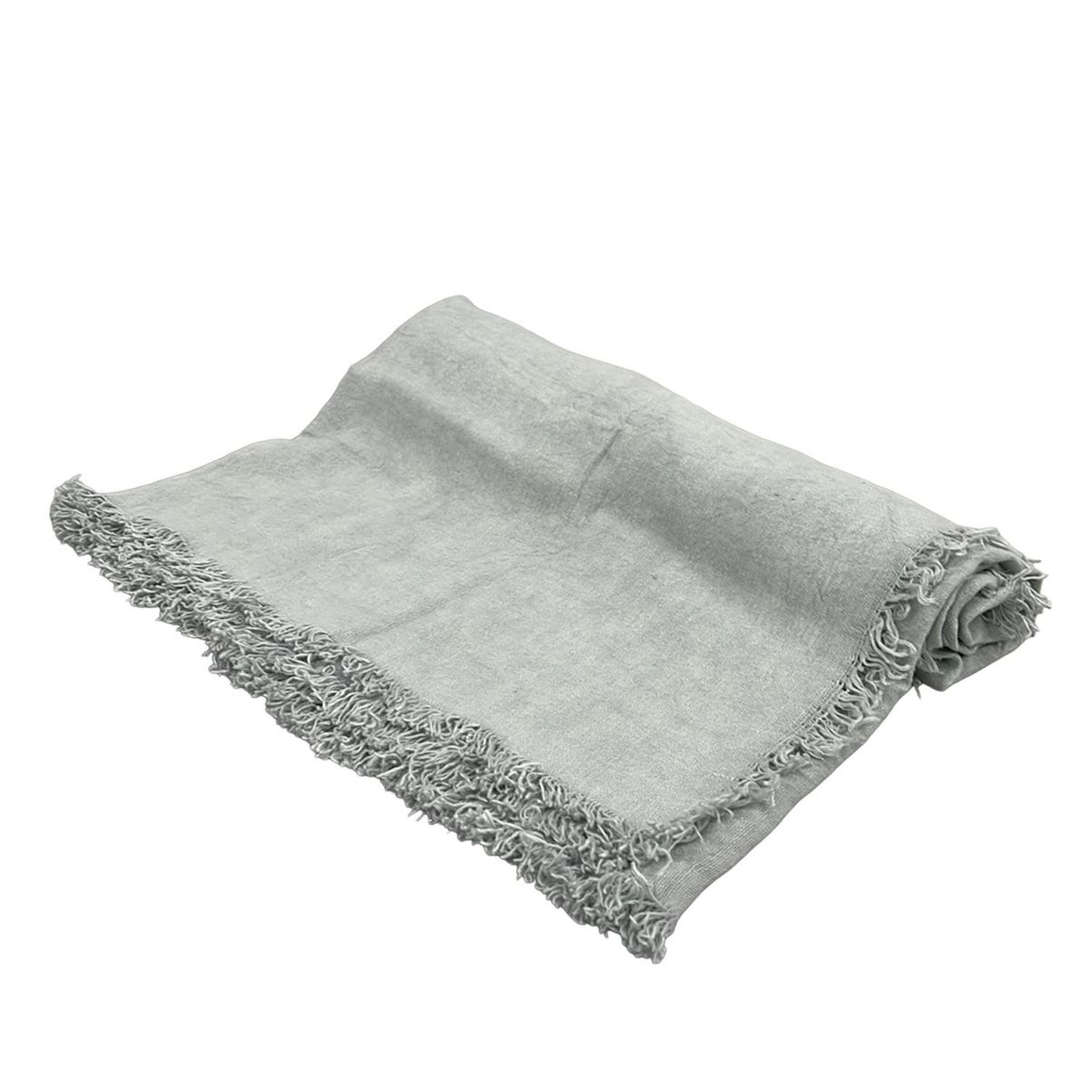 ASAUCE MELER(アソース メレ) ストール(ショール)美品 - ライトブルー