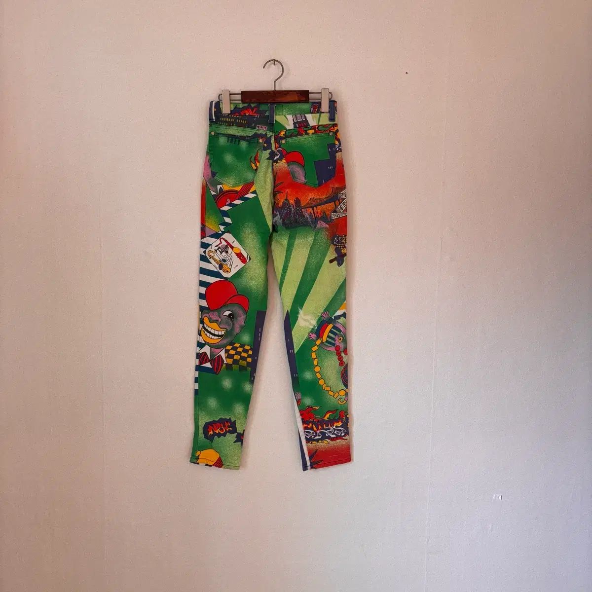 ヴェルサーチェ 90 s ヴィンテージ ブルーアーカイブ ブルアカ 24 アート デニム ズボン VJC イタリア