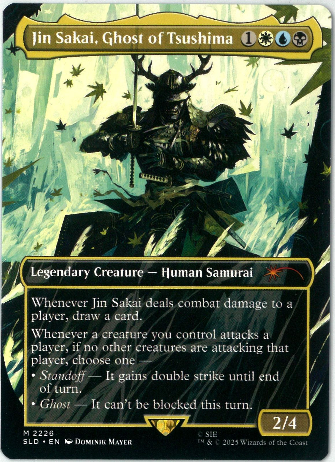 MTG 英語版 Ghost of Tsushima Secret Lairs x Play Station SLD 2226