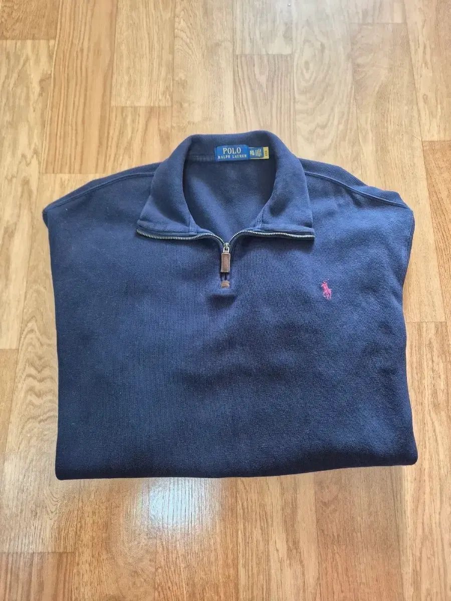 ポロラルフローレン ハーフジップアップ ネイビー XXL