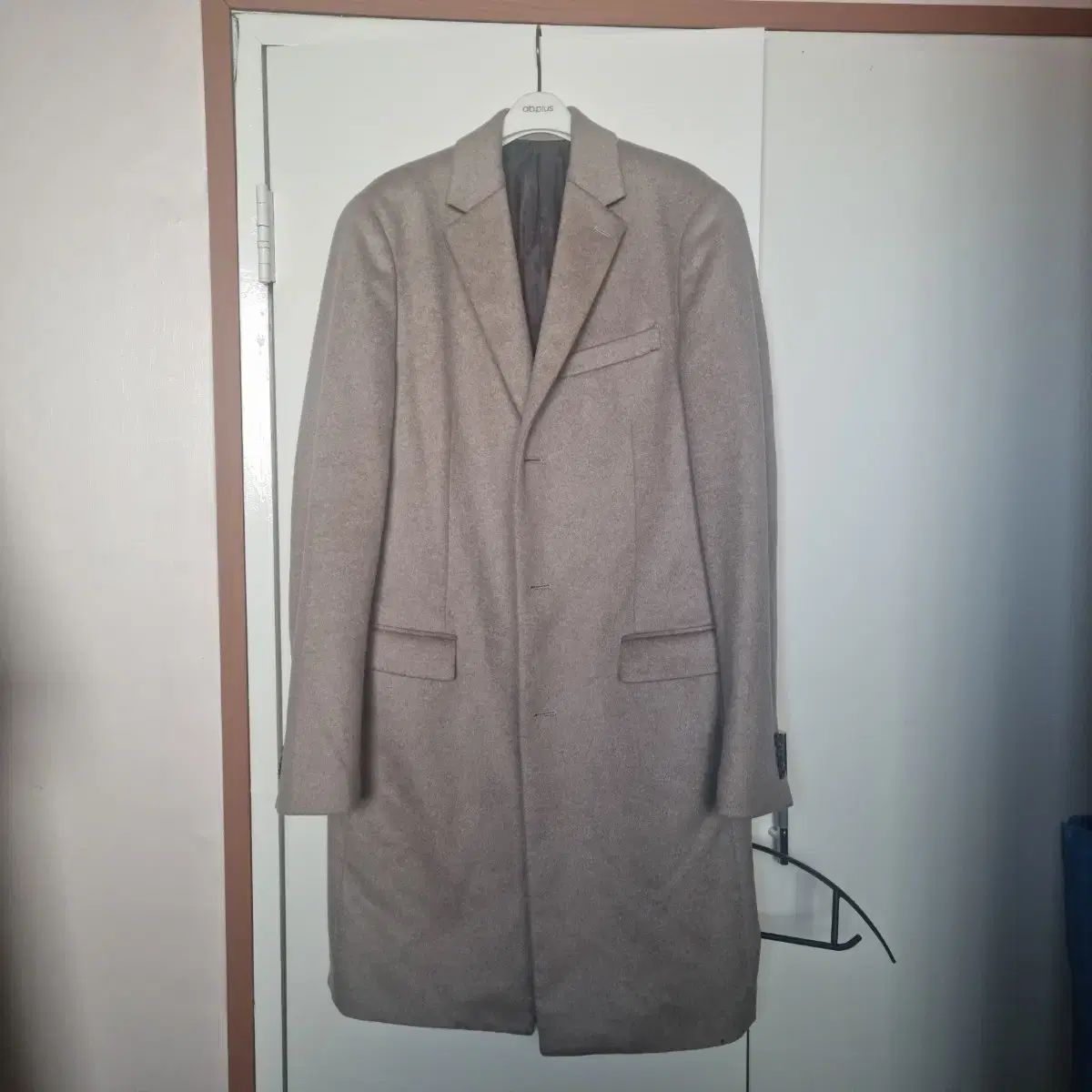 Theory メンズ コート ベージュ