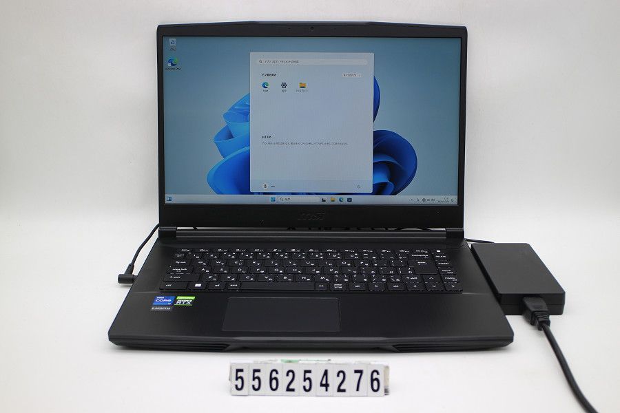 MSI GF 63 Thin 11 UC-062 JP Core i 7 11800 H 2.3 GHz 16 GB 1024 15.6 W FHD 1920 x 1080 Win NVIDIA GeForce RTX 3060 Laptop