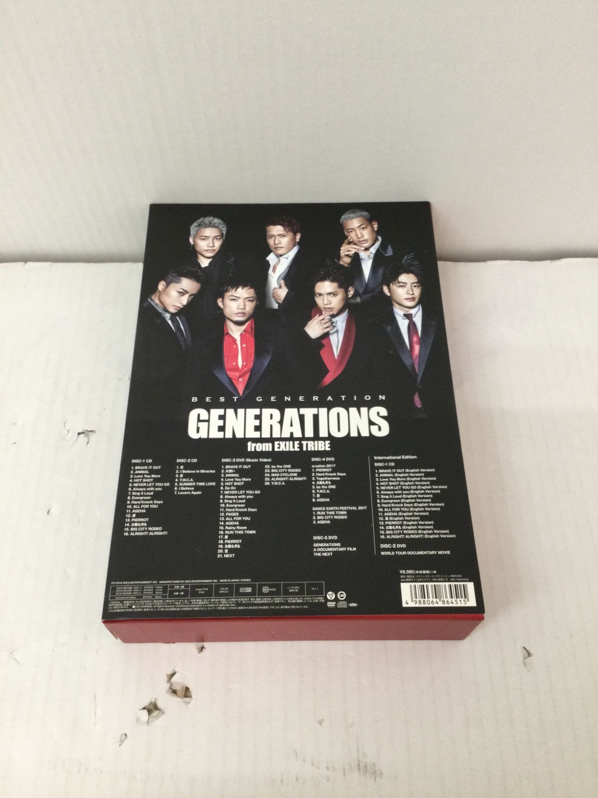 Y021[08]Y3519(DVD) GENERATIONS from EXILE TRIBE BEST GENERATION