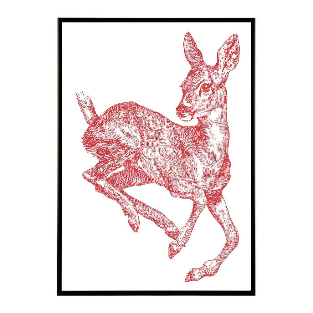 うさぎ絵画 うさぎ カラフルアート A2サイズ 約42x59cm lm-poster-5000