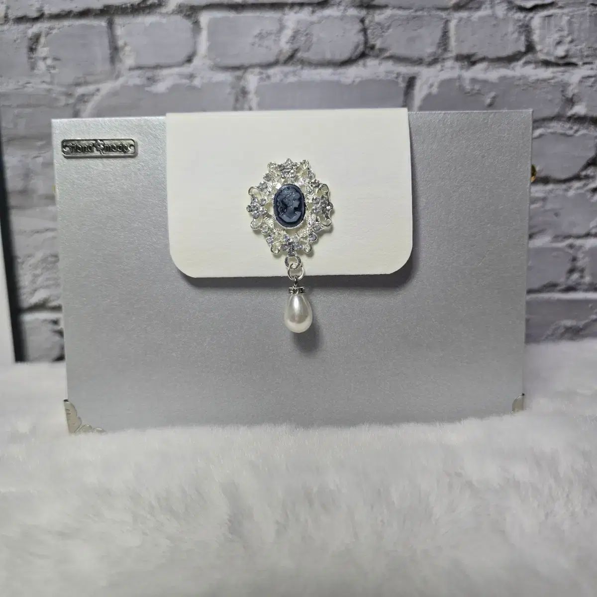 (中)ダイアリーデコ収納ボックス グレー