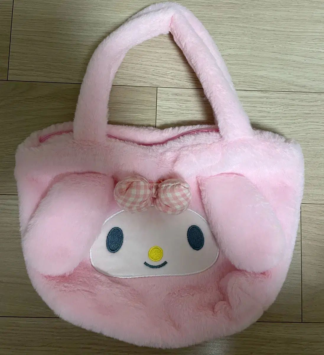 100%新品，新作登場 MY MELODY ピンク ファー バッグ トートバッグ その他