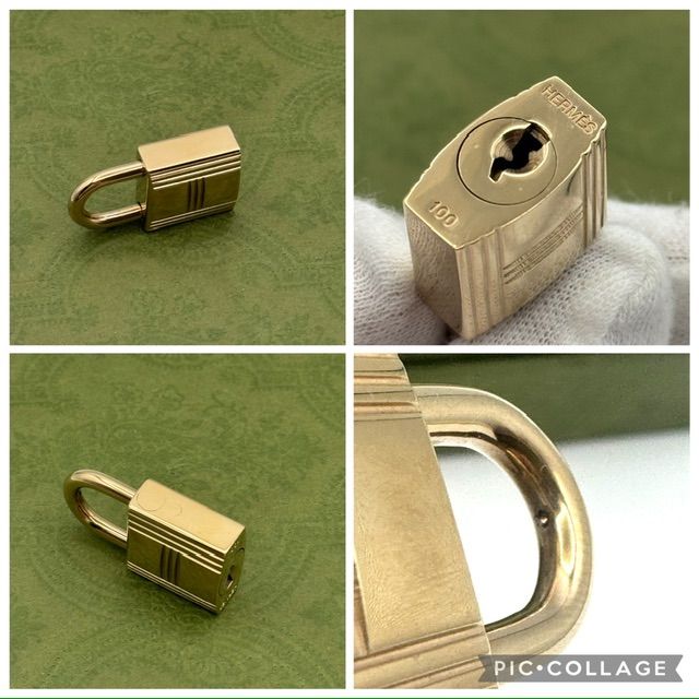 HERMES カデナ ゴールド 104番 チャーム キーホルダー 05-105 HERMES カデナ ゴールド 104番 チャーム キーホルダー 05-105 HERMES