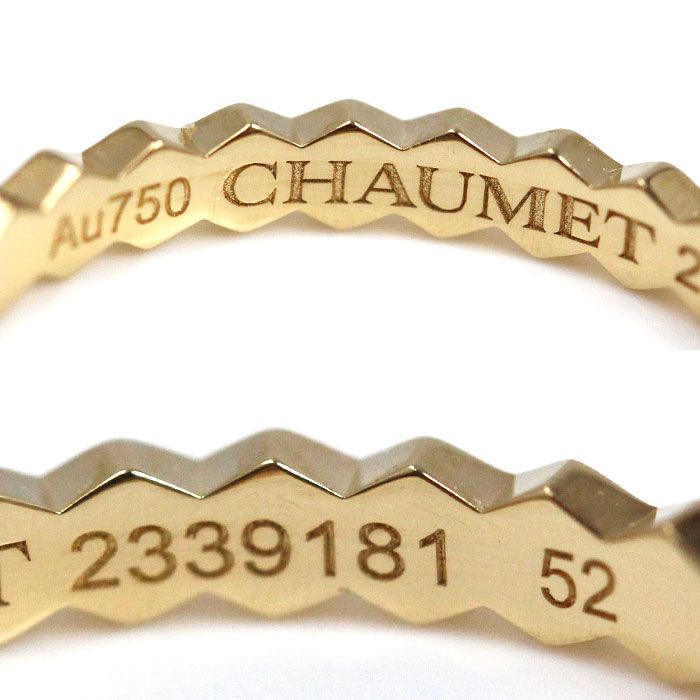  Chaumet ショーメ K 18 YG イエローゴールド ビーマイラブ ダイヤ リング 指輪 081932 ダイヤモンド 11.5号 52 1.7 g レディース その他 アクセサリー