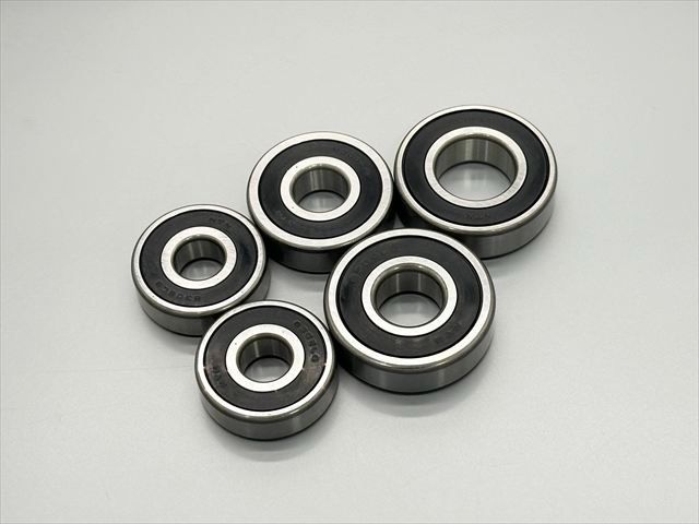 KH250/KH400 強化ホイールベアリング前後セット(5個) 8846