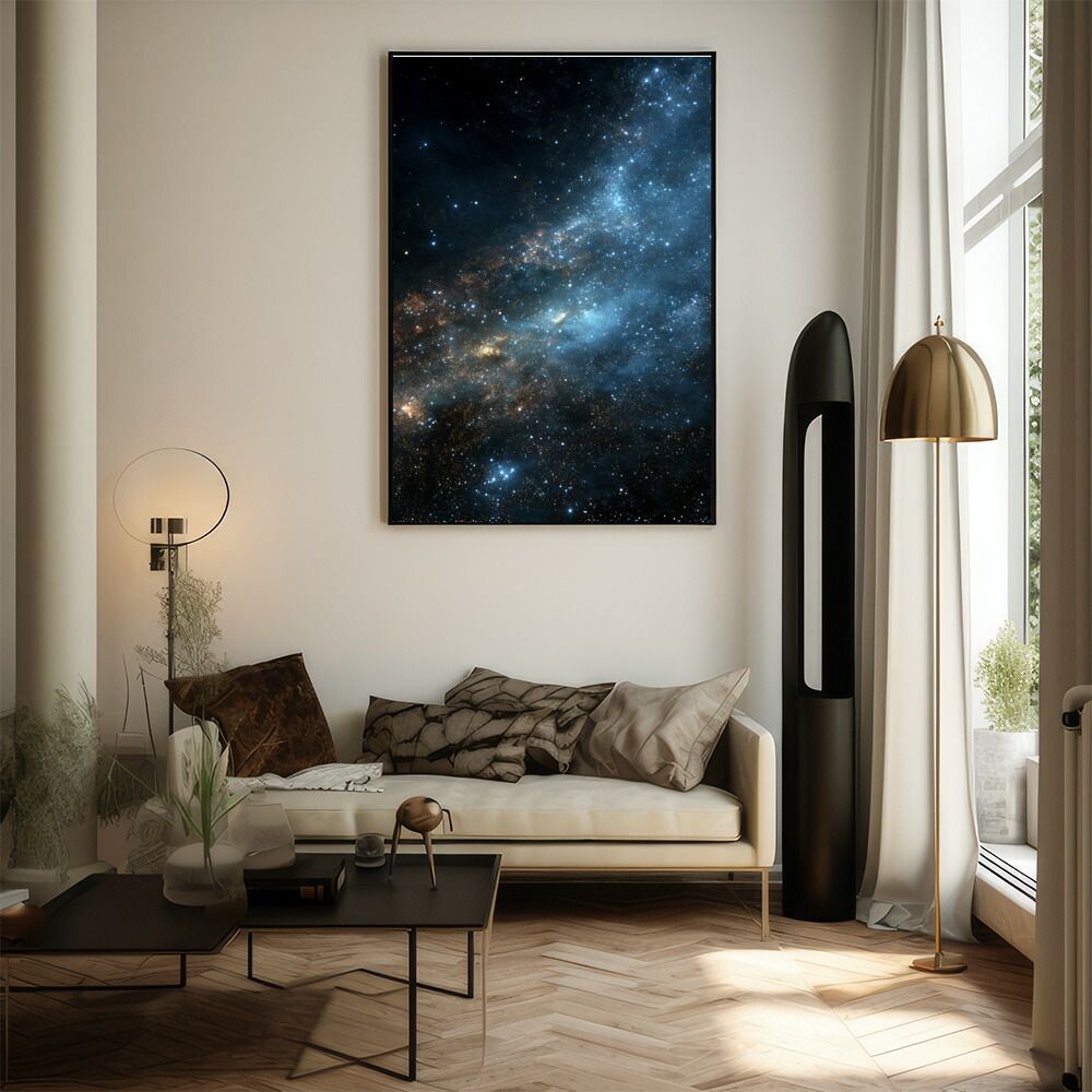A2サイズ（約42x59cm）】【lm-poster-508】【フレーム付き】宇宙