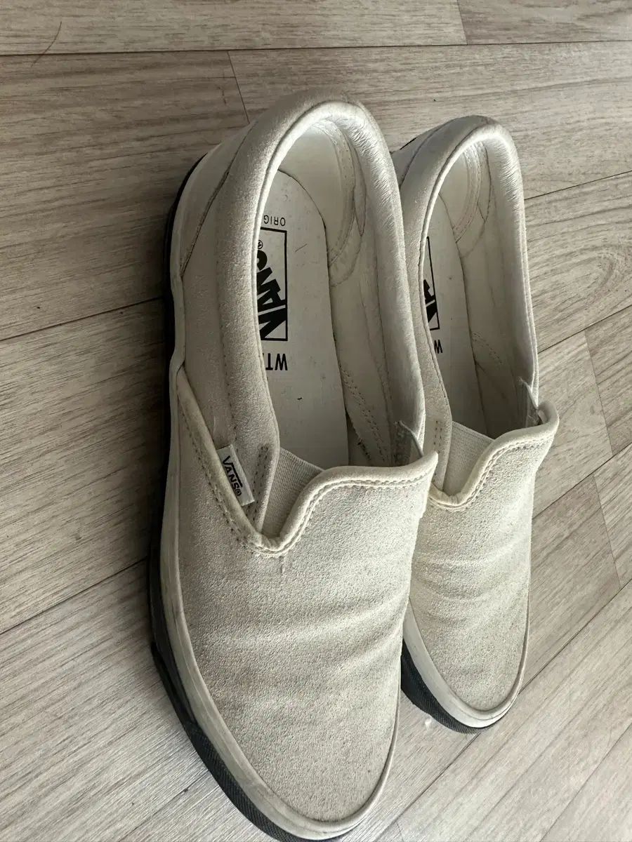 VANS WTAPS スリッポン 白 280